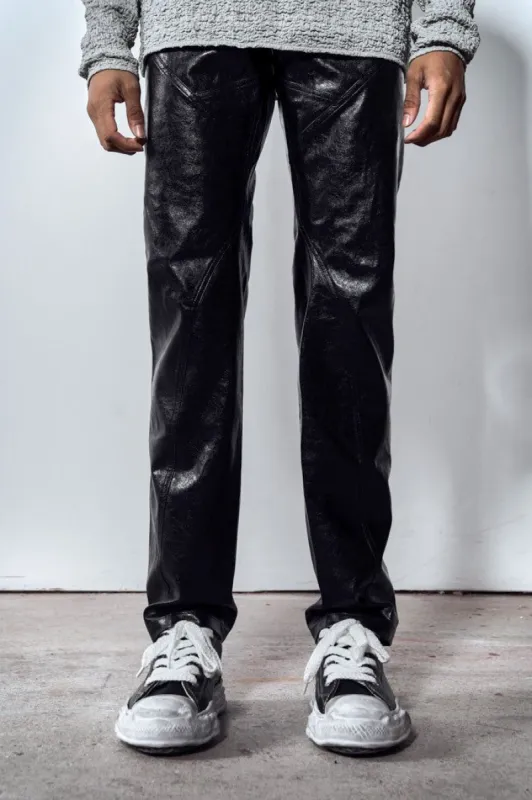 Fusion Leather Trousers sold by Jaded London