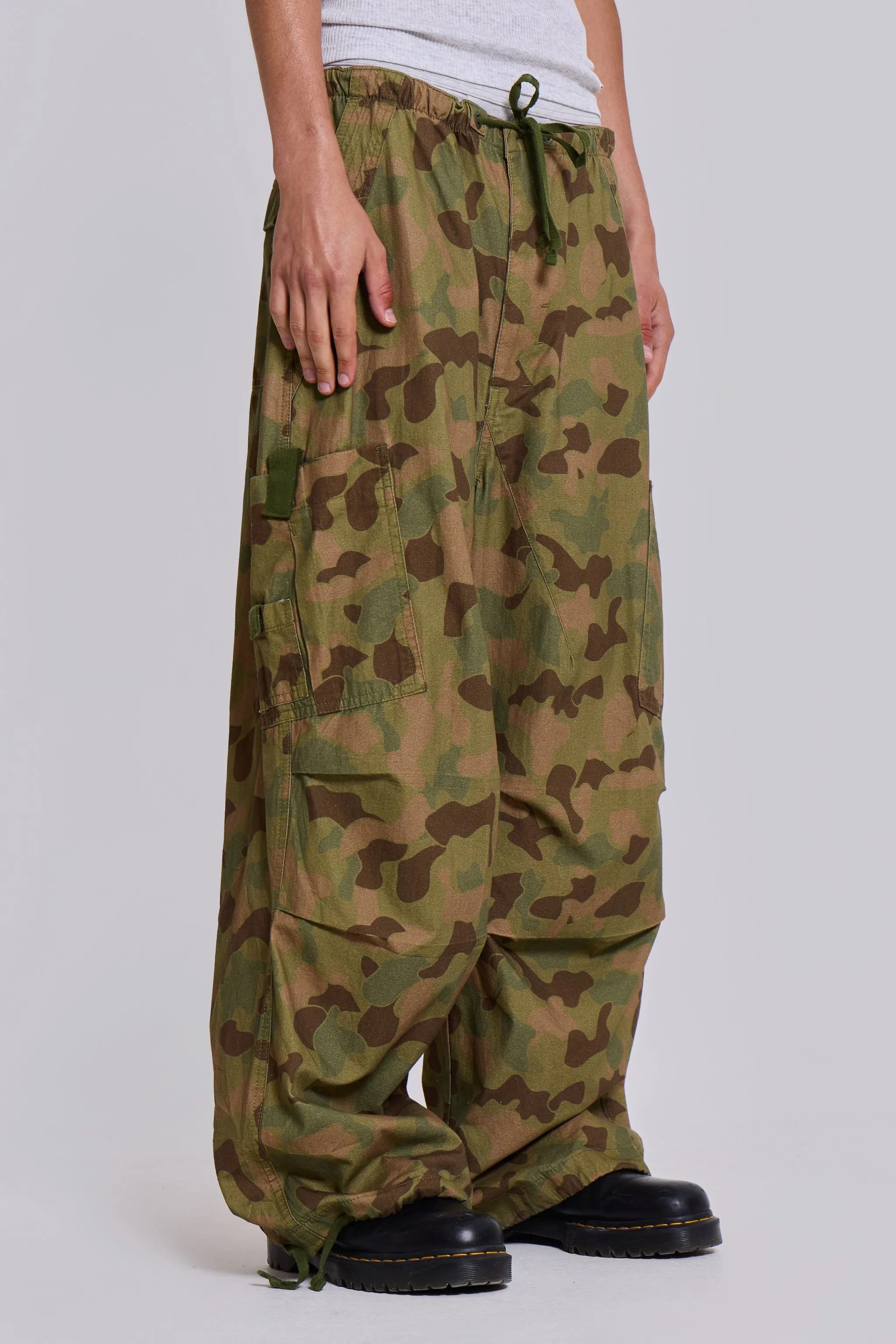 Duck Camo Parachute Pants sold by Jaded London product image thumbnail 4
