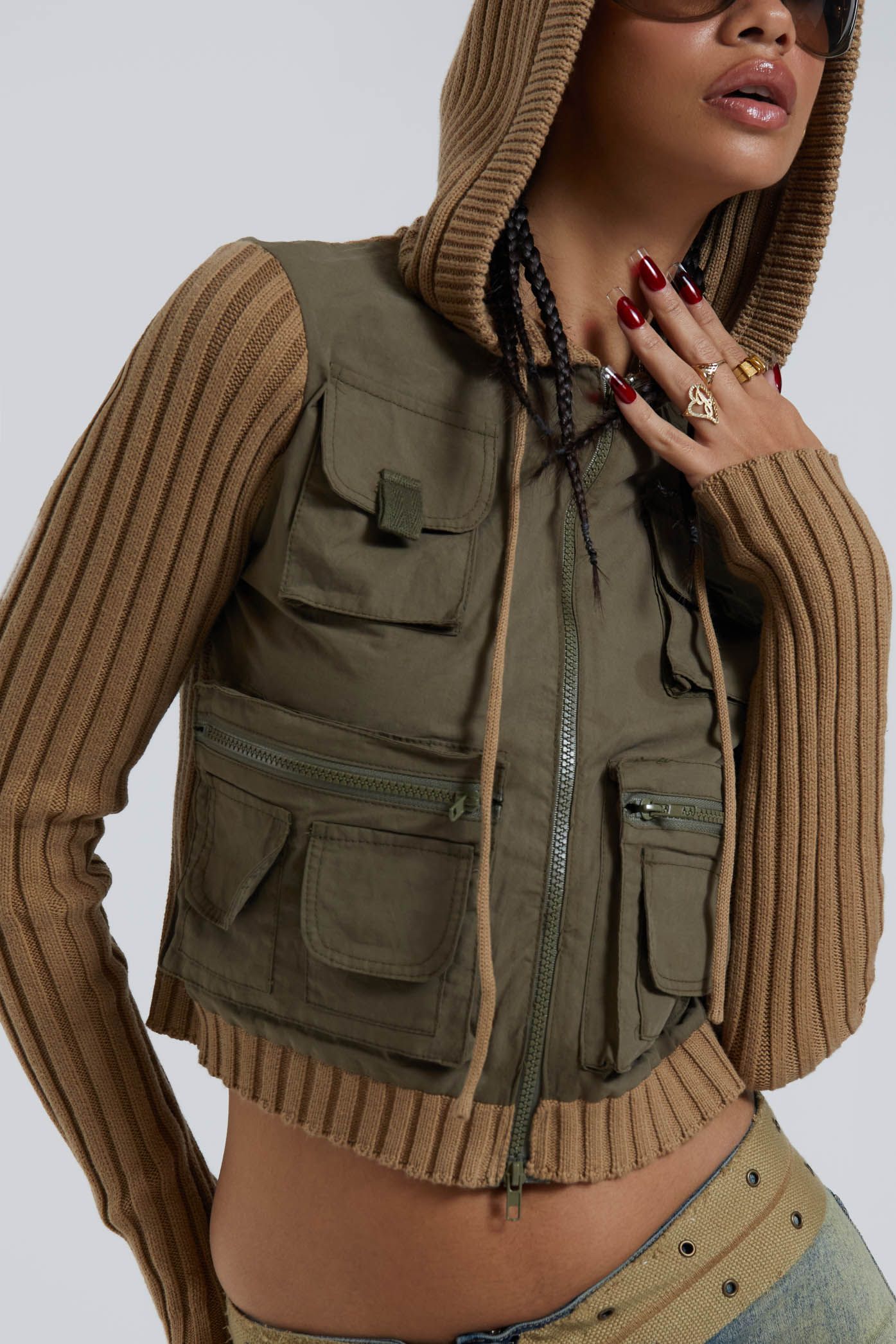 Crosby Cargo Jacket sold by Jaded London product image thumbnail 4