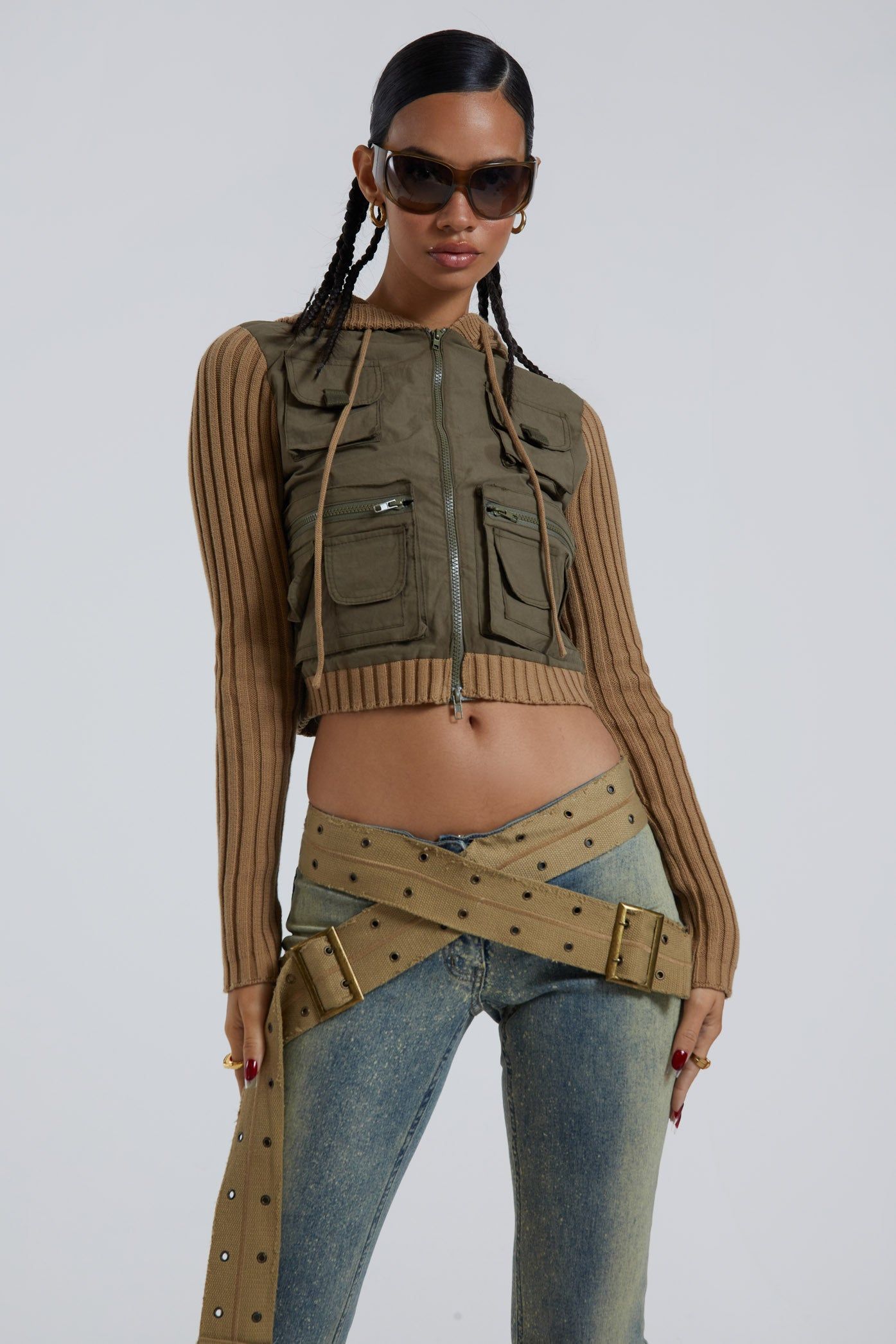 Crosby Cargo Jacket sold by Jaded London product image thumbnail 2