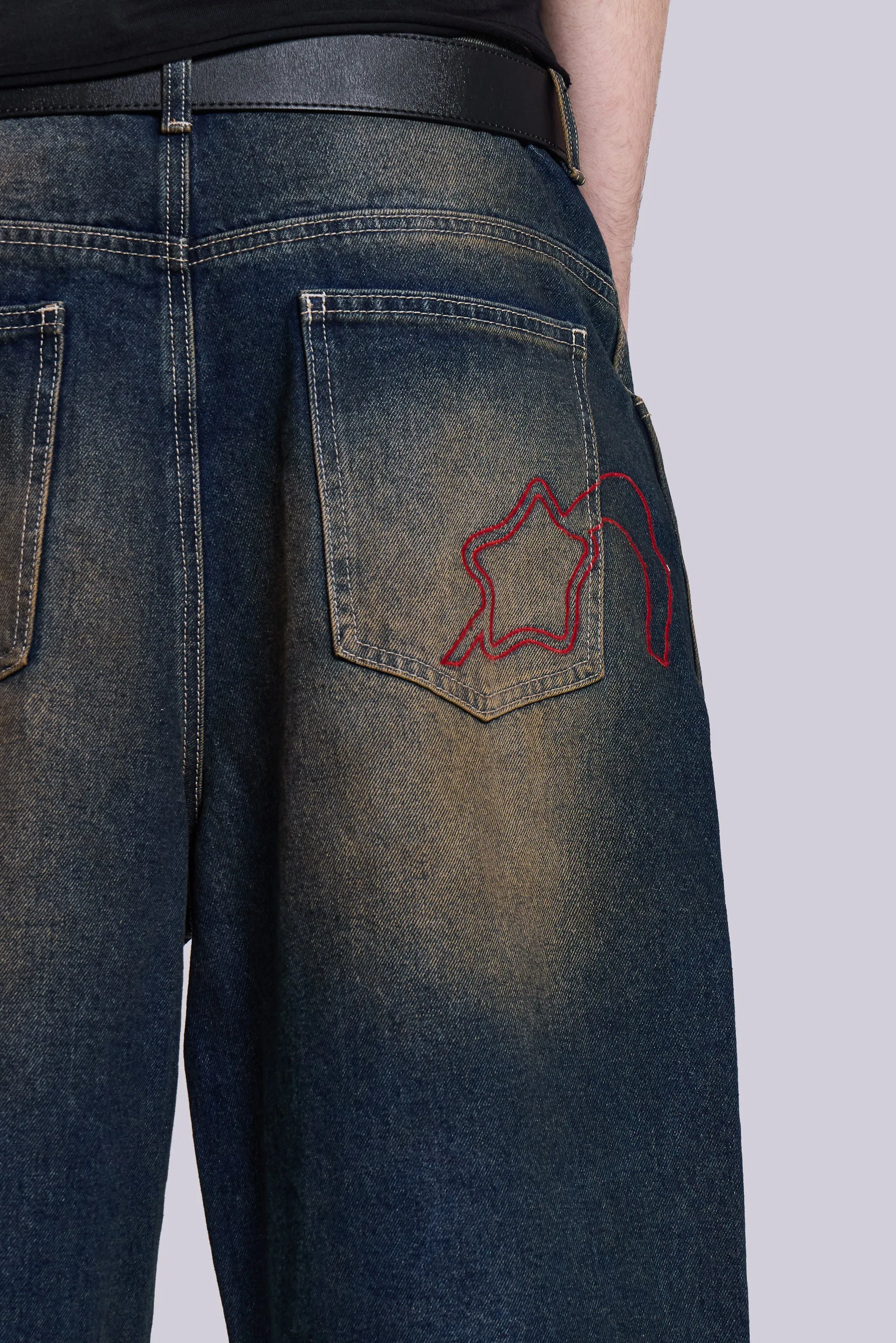 Bronx Jumbo Fit Denim Jorts sold by Jaded London product image thumbnail 4