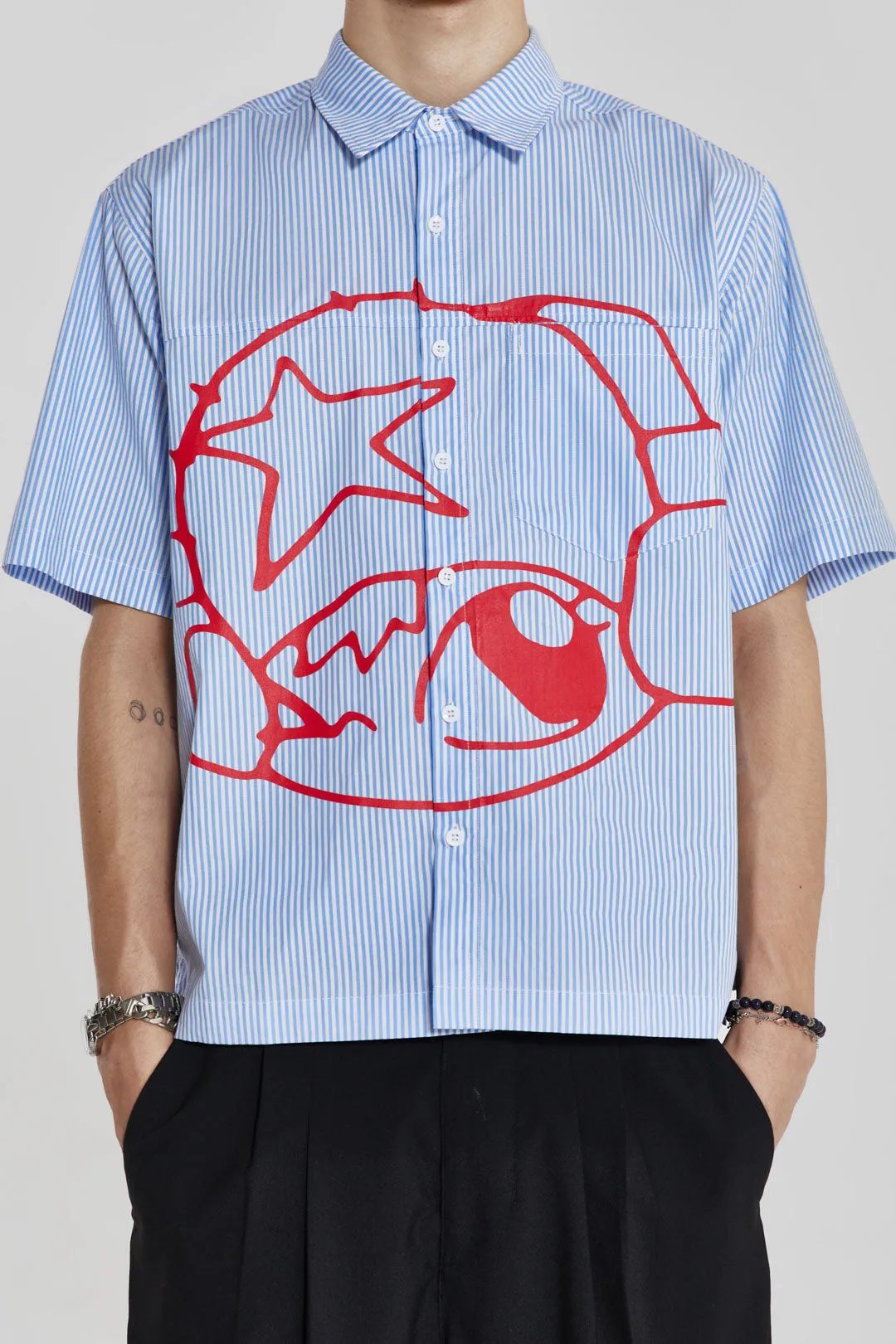 Stereo Stripe Shirt sold by Jaded London product image thumbnail 3