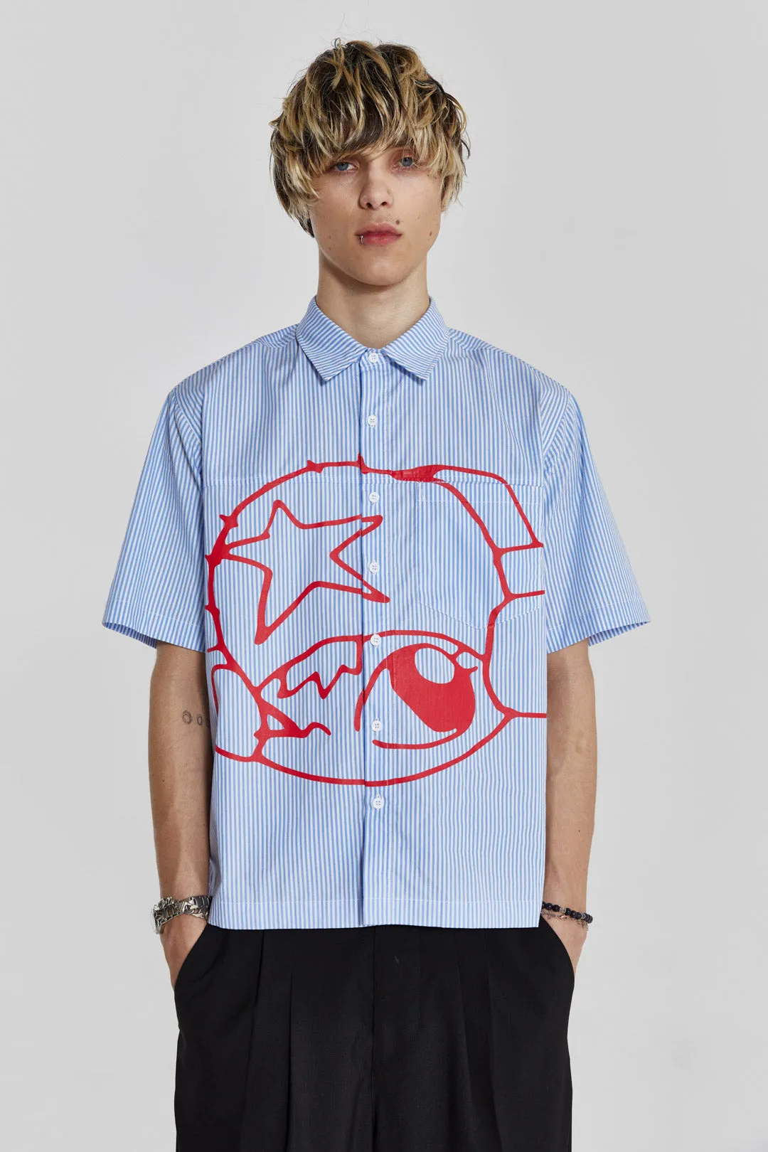 Stereo Stripe Shirt sold by Jaded London product image thumbnail 5