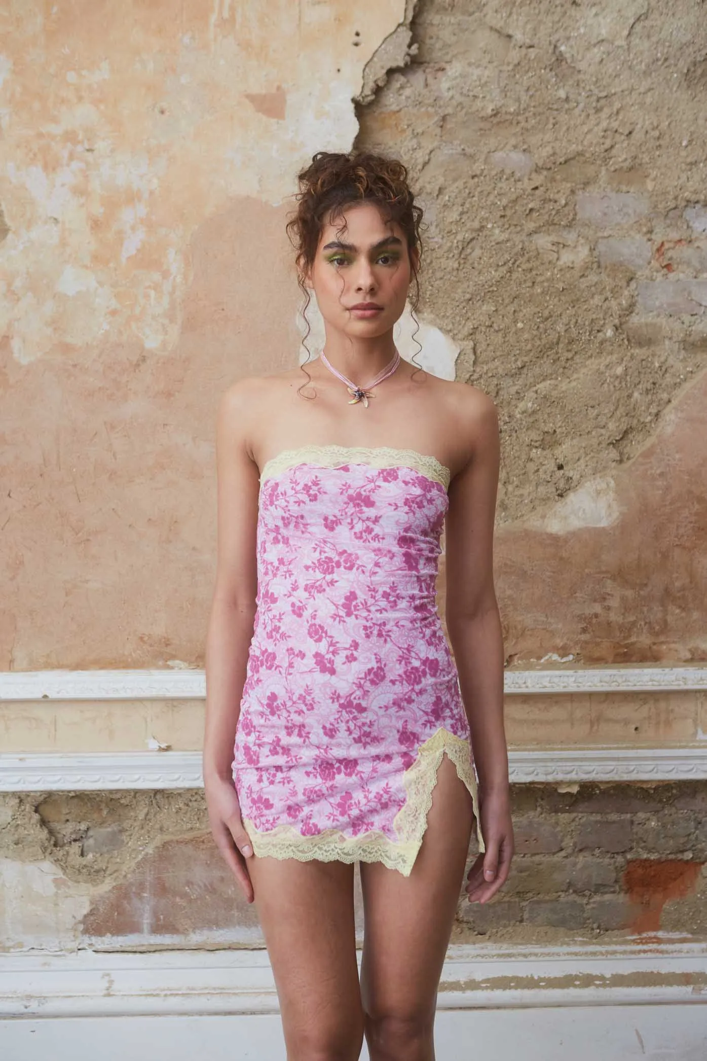 Laced up Nighty Pink Mini Dress sold by Jaded London product image thumbnail 2