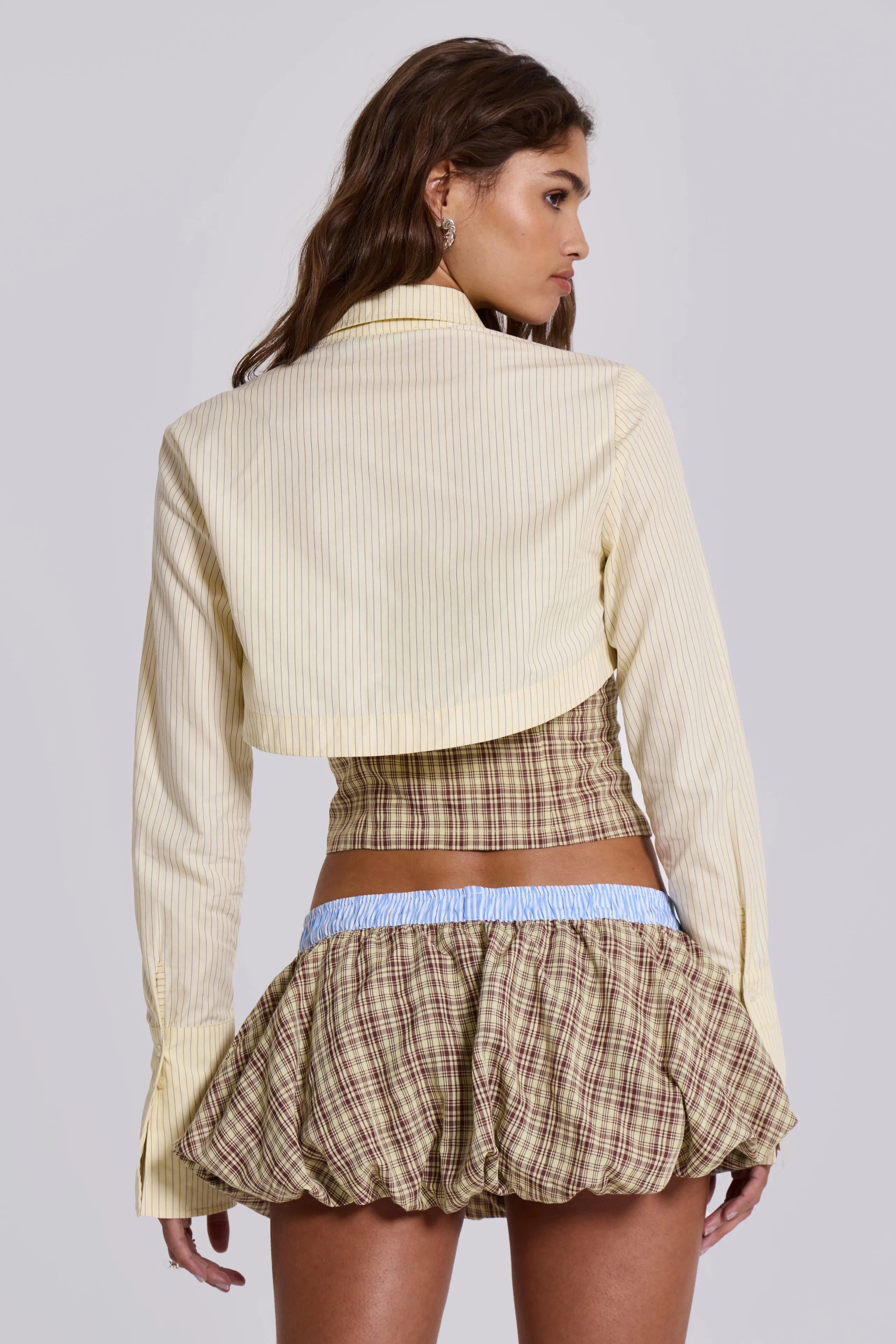 Lulu Shrug Stripe Shirt sold by Jaded London product image thumbnail 2