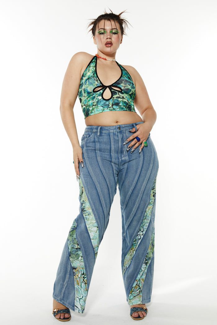 Take 'Em Off Jeans sold by Jaded London product image thumbnail 3