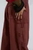 Burgundy Parachute Cargo Pants sold by Jaded London