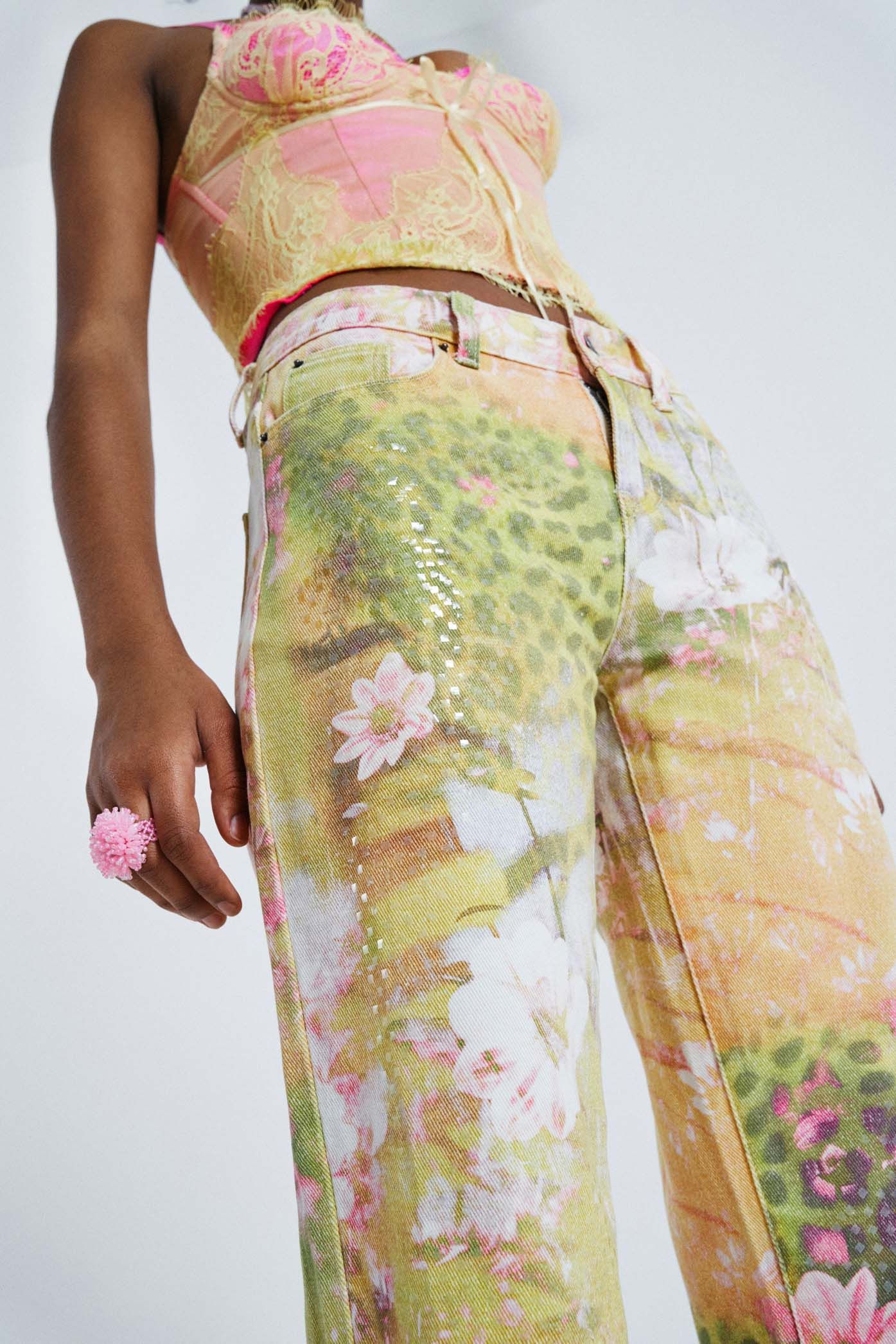 Discoteca Jeans with Shine Sequin sold by Jaded London product image thumbnail 2