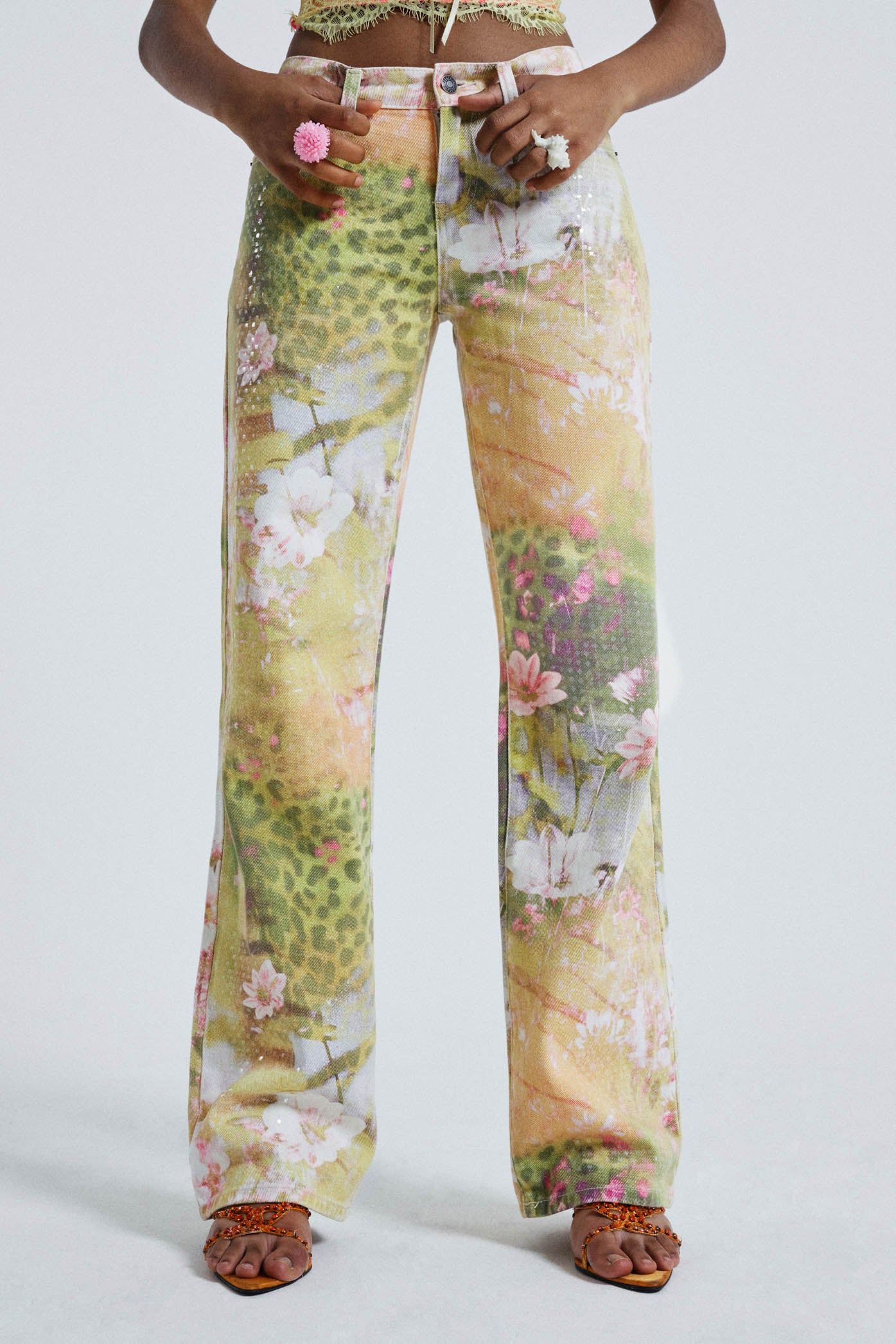 Discoteca Jeans with Shine Sequin sold by Jaded London product image thumbnail 8