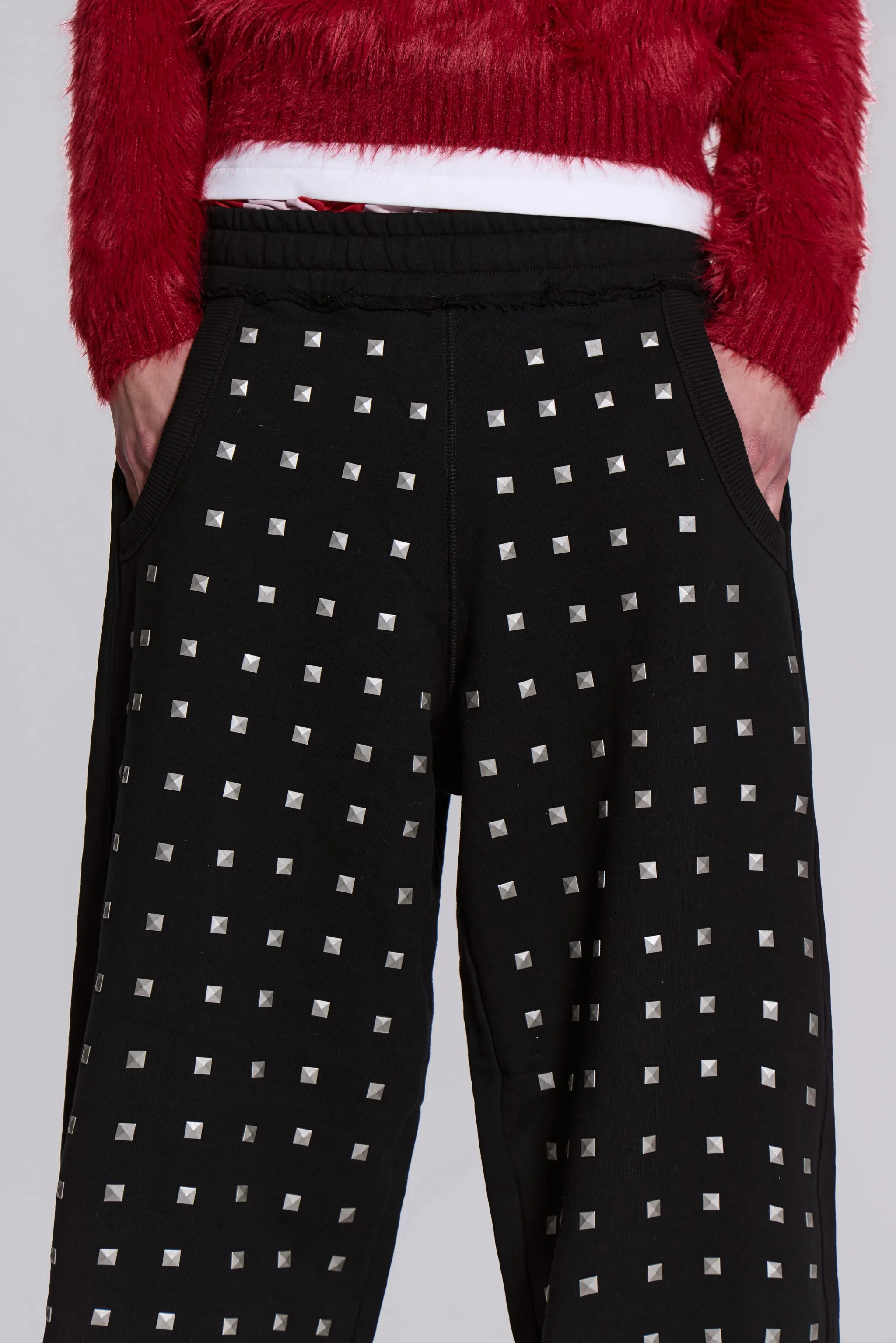 Black Stud Baggy Monster Joggers sold by Jaded London product image thumbnail 3