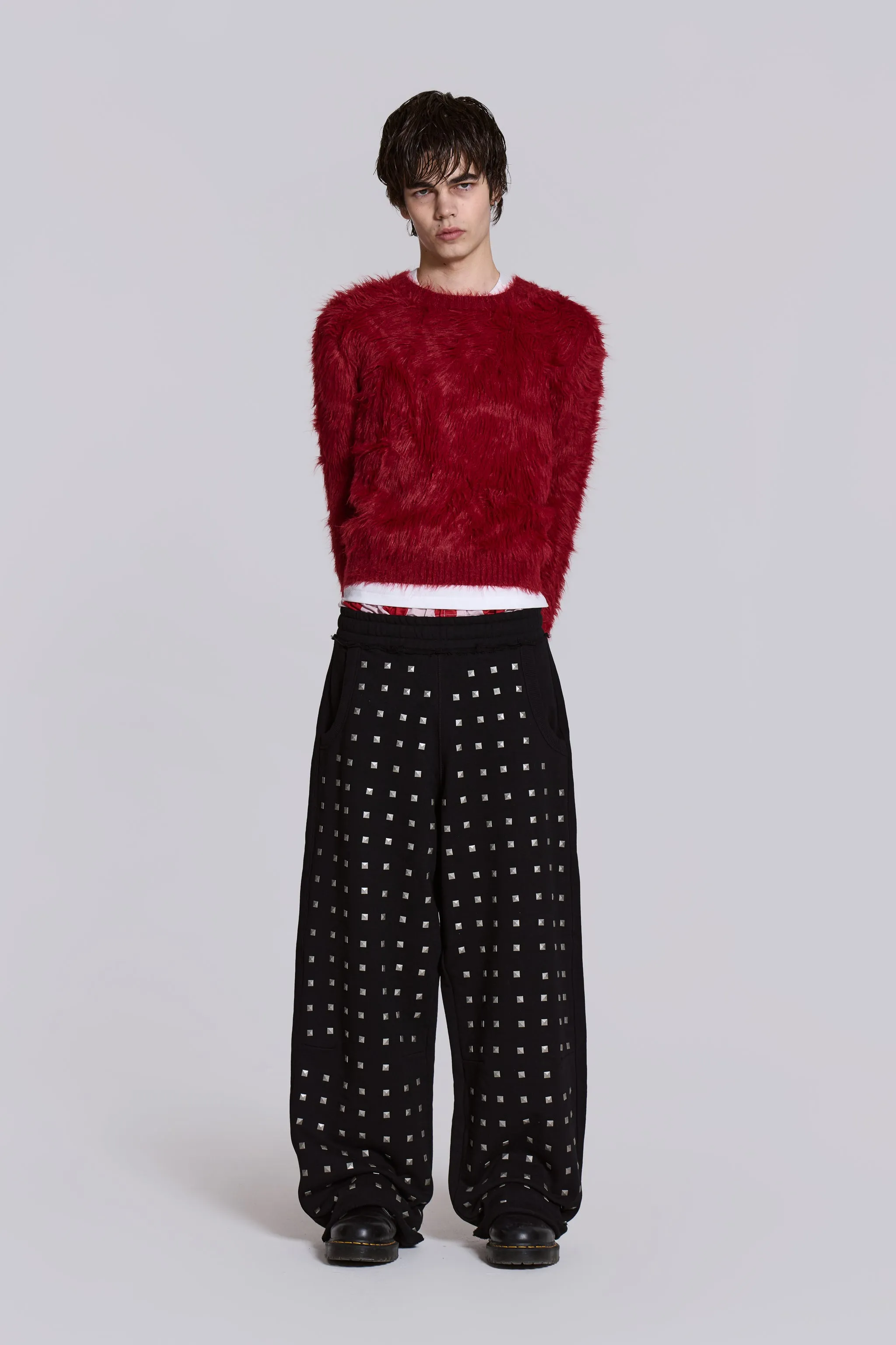 Black Stud Baggy Monster Joggers sold by Jaded London product image thumbnail 2