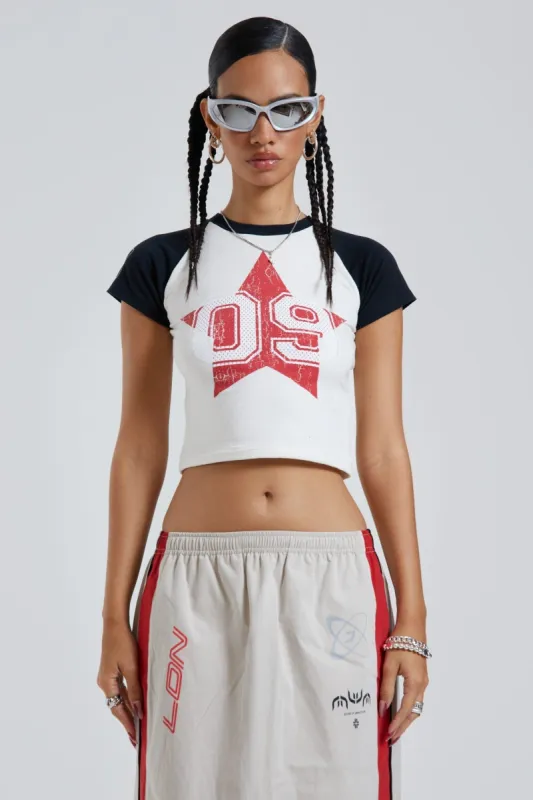 Stars In Her Eyes Baby Tee sold by Jaded London