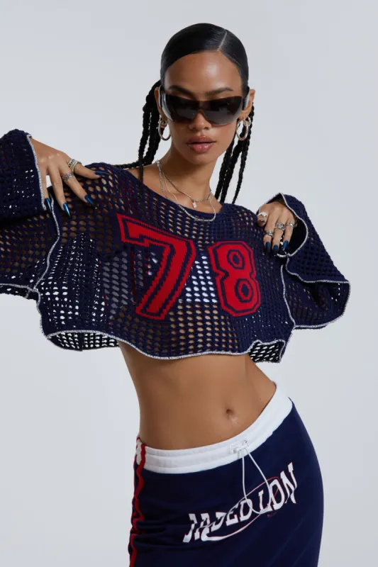 78th St Cropped Knit sold by Jaded London