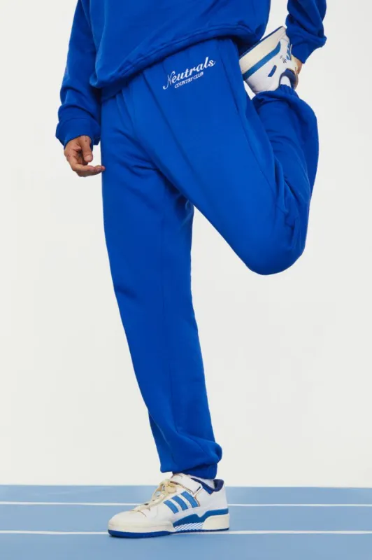 NTRLS Cobalt Blue Cuffed Joggers sold by Jaded London