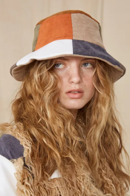 Mixed Patchwork Bucket Hat sold by Jaded London
