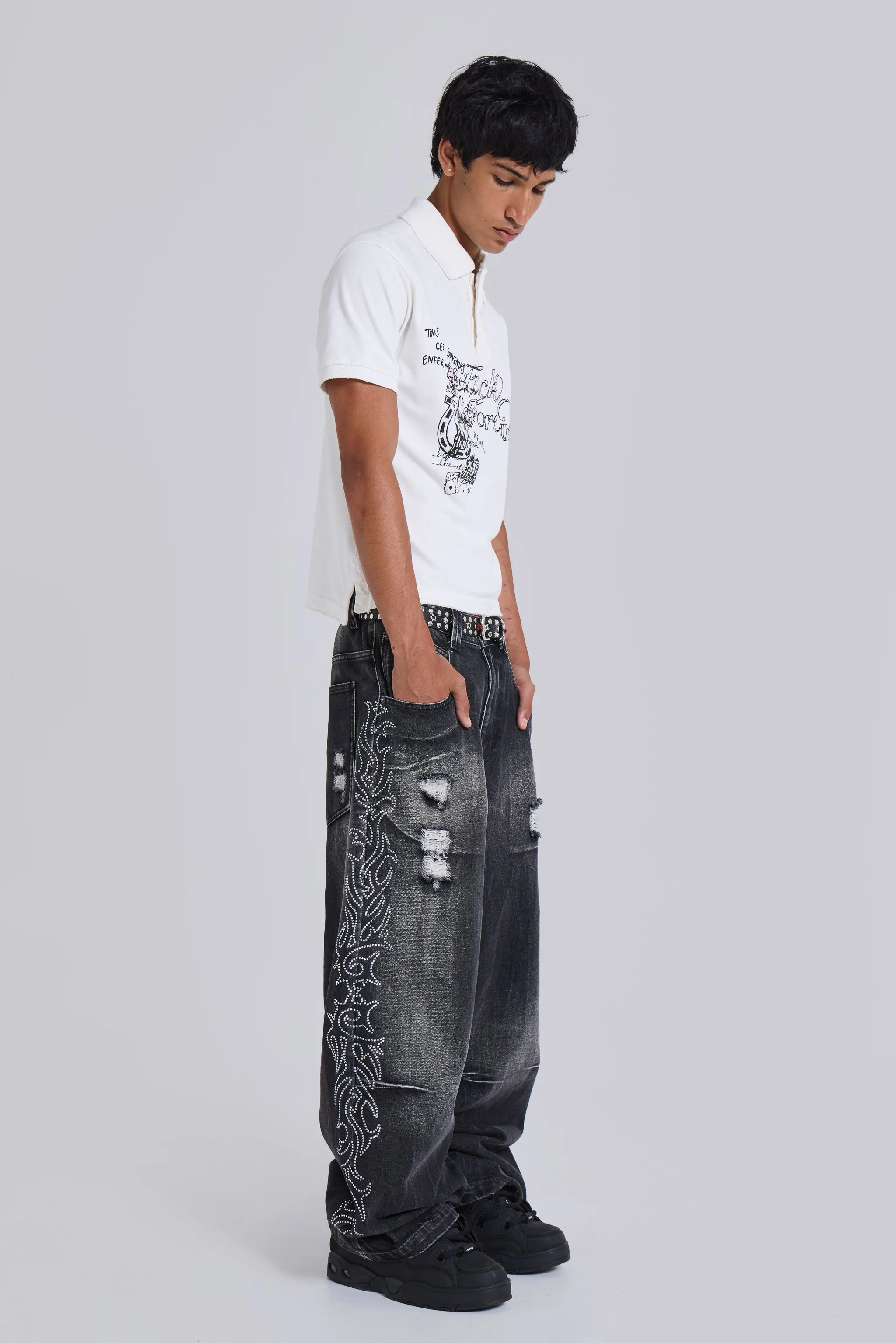 Crystalline Colossus Jeans sold by Jaded London product image thumbnail 2