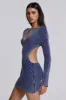 Tribeca Backless Mini Dress sold by Jaded London