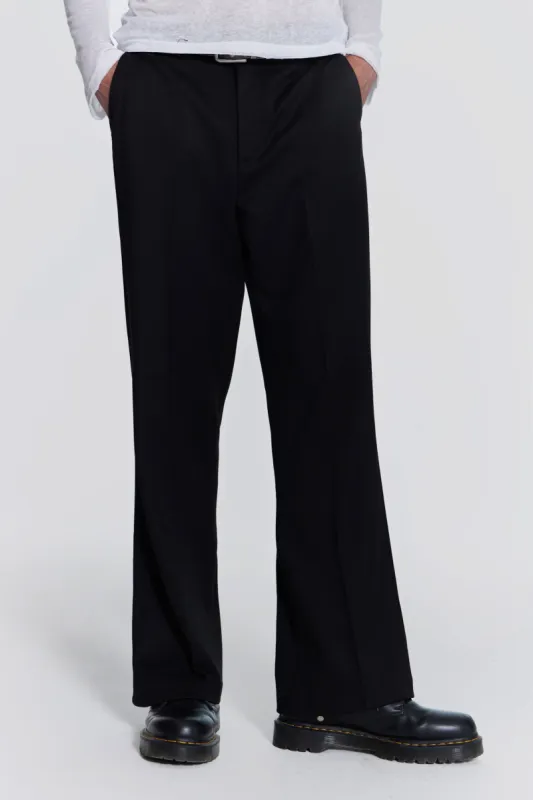 Black Flared Suit Pants sold by Jaded London