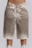 Sand Oil Wash Colossus Jorts sold by Jaded London