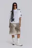 Sand Oil Wash Colossus Jorts sold by Jaded London