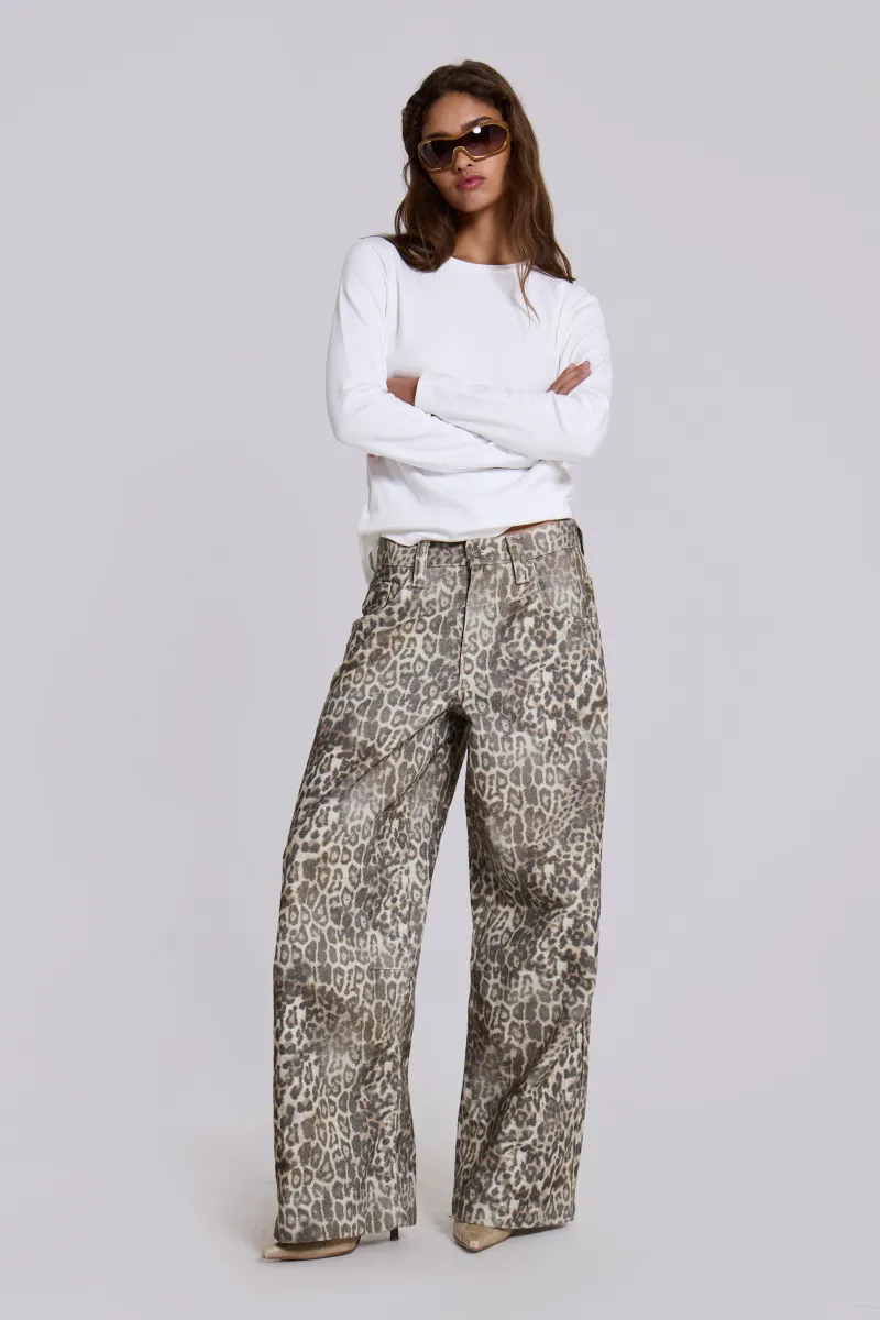 Leopard Fade Colossus Jeans | Parallel