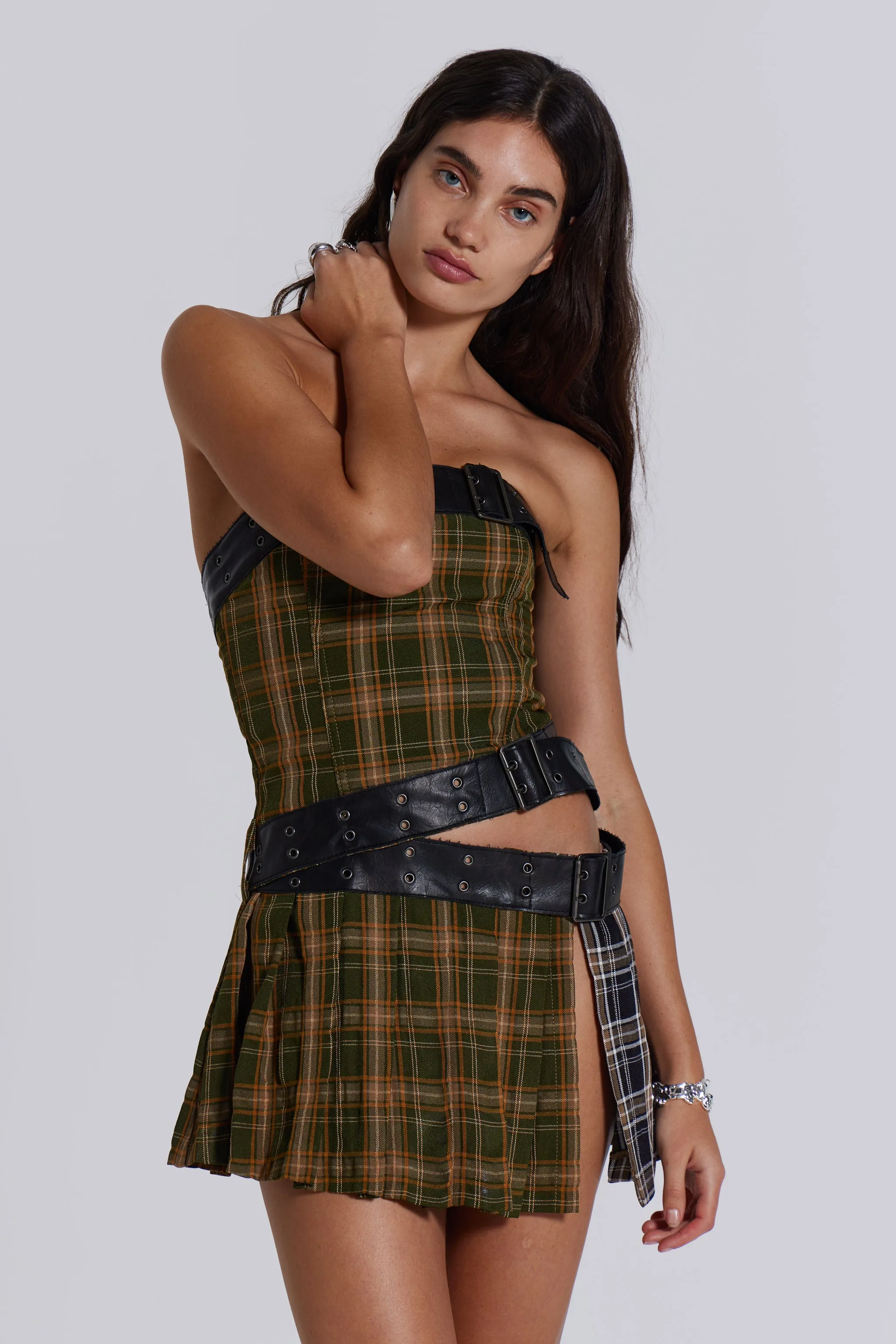 Eden Buckle Mini Dress sold by Jaded London product image thumbnail 5