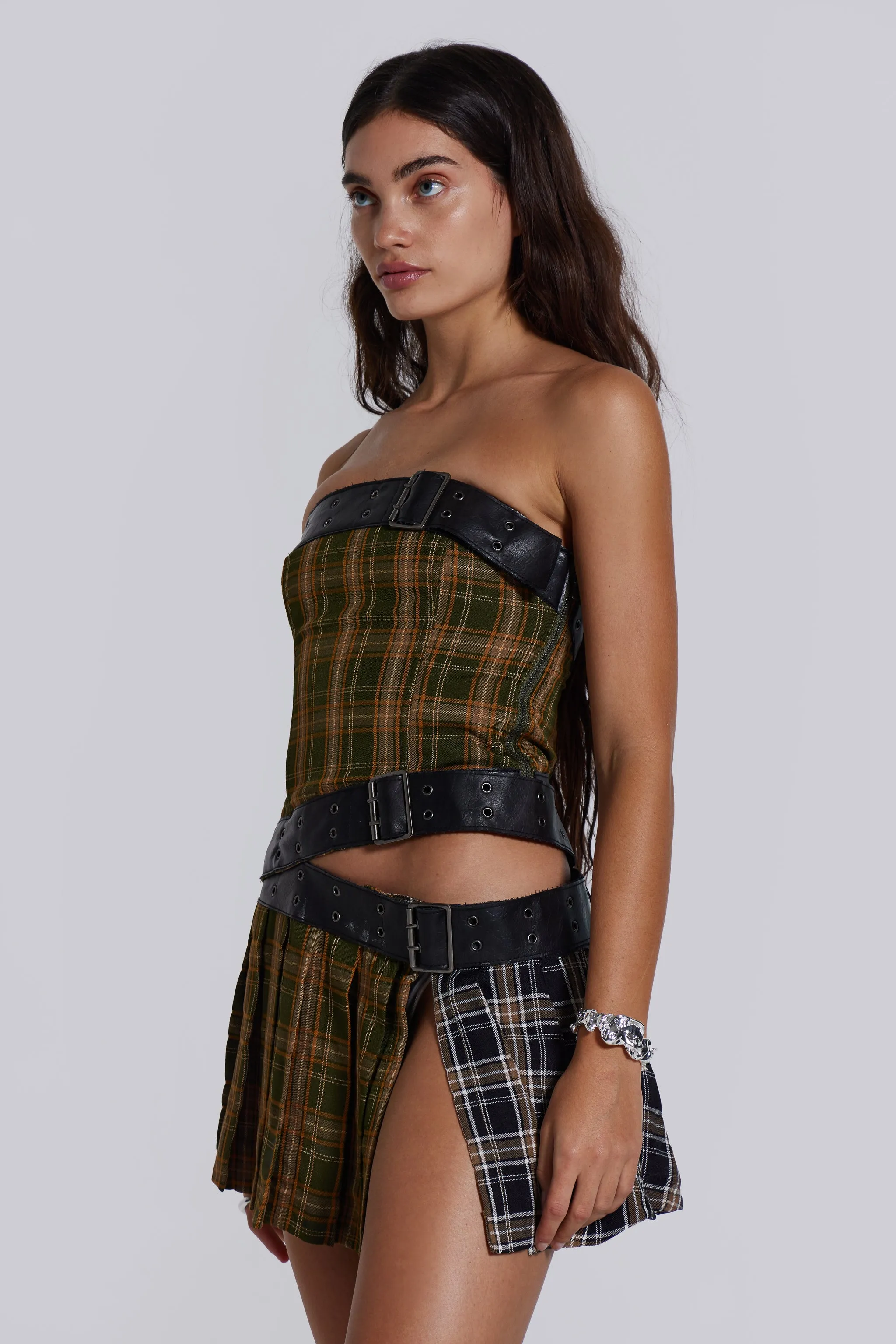 Eden Buckle Mini Dress sold by Jaded London product image thumbnail 3