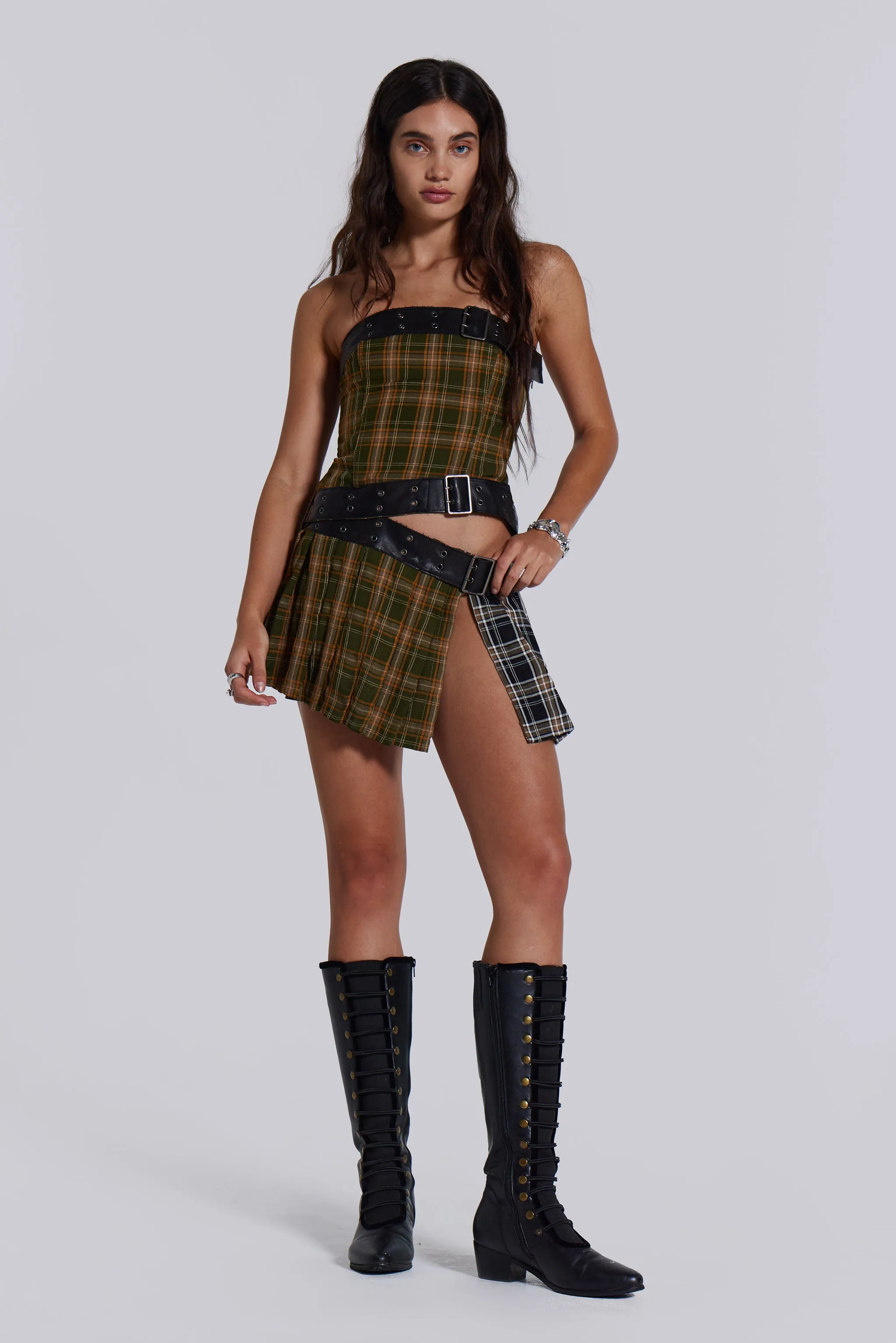 Eden Buckle Mini Dress sold by Jaded London product image thumbnail 2