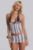 Nauti Girlfriend Stripe Corset sold by Jaded London