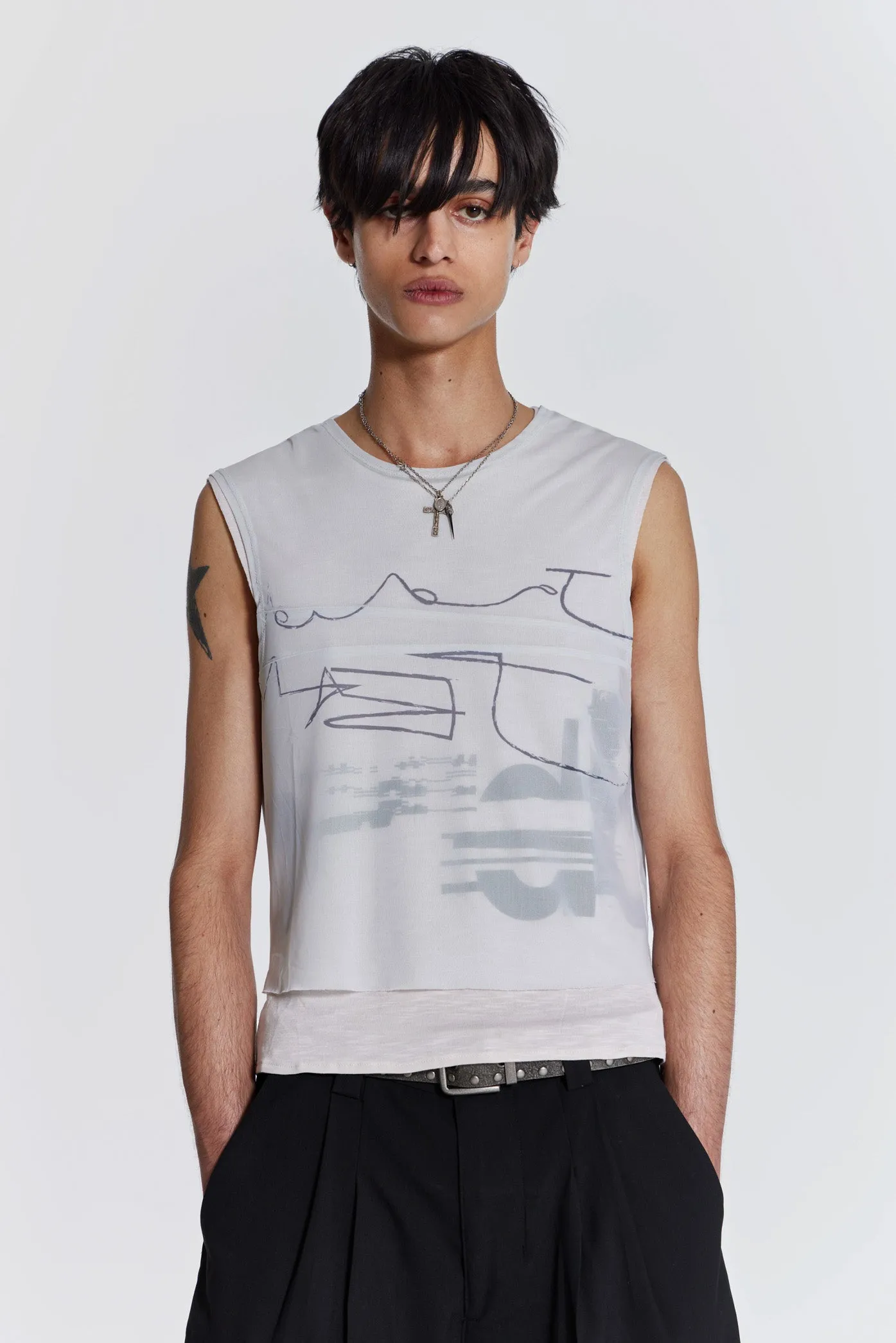 Surge Layered Tank sold by Jaded London
