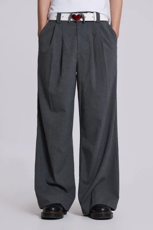 Goliath Grey Suit Pants sold by Jaded London