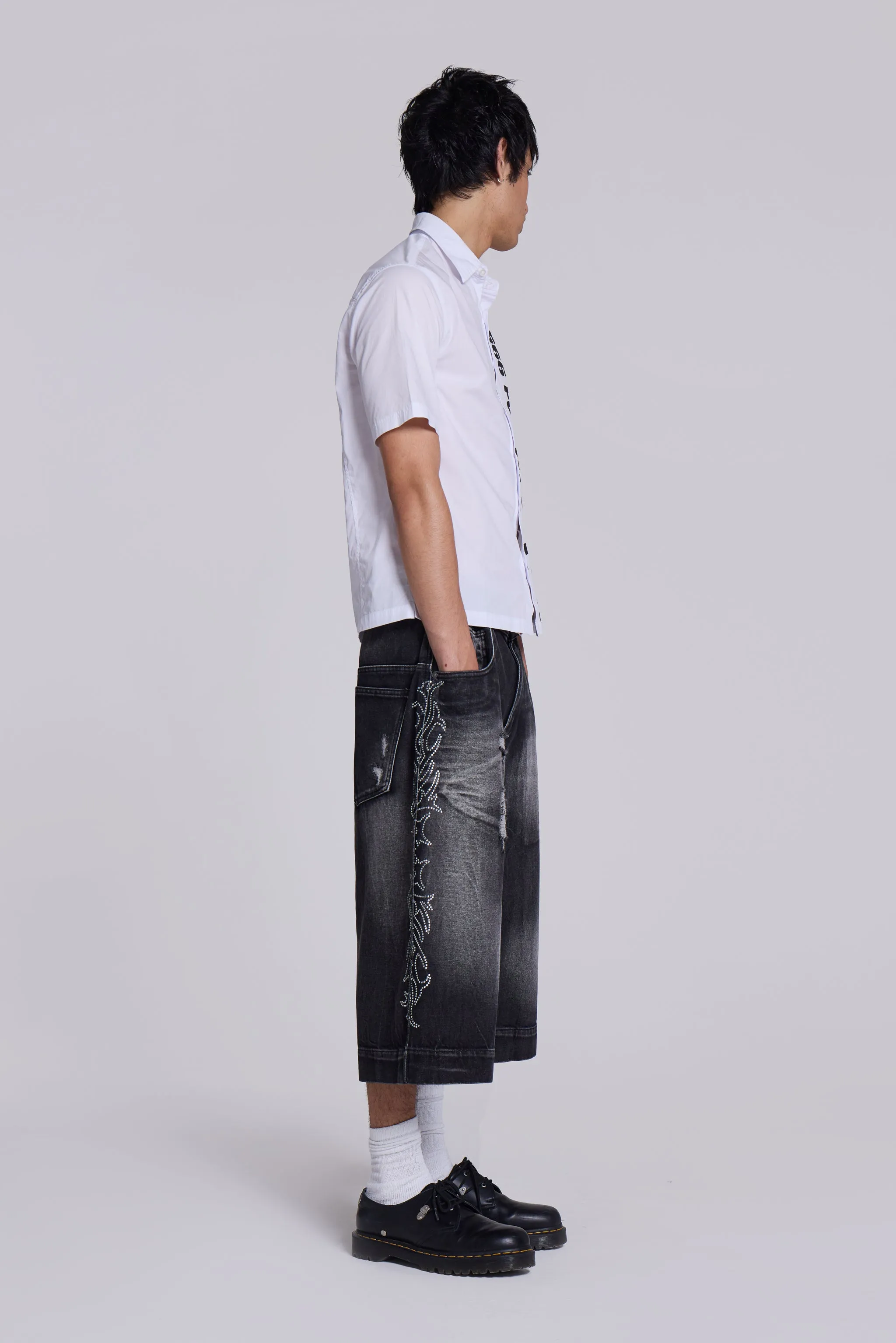 Crystalline Jorts sold by Jaded London product image thumbnail 3