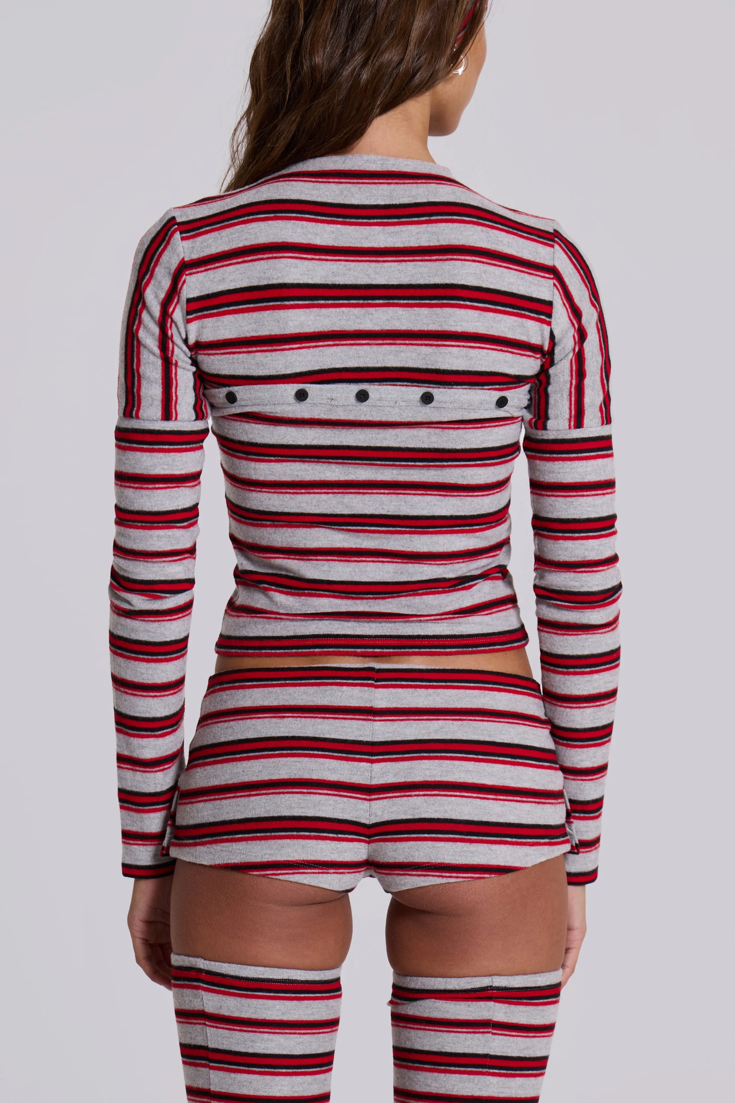 Isla Stripe 3 In 1 Cardigan sold by Jaded London product image thumbnail 2