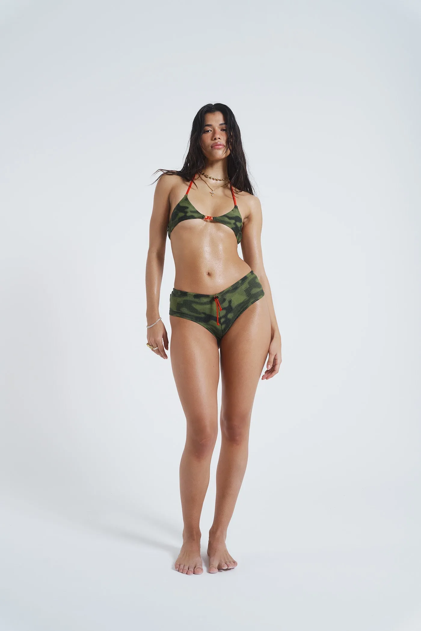 Astro Camo Hot Pant Bikini Bottoms sold by Jaded London product image thumbnail 3