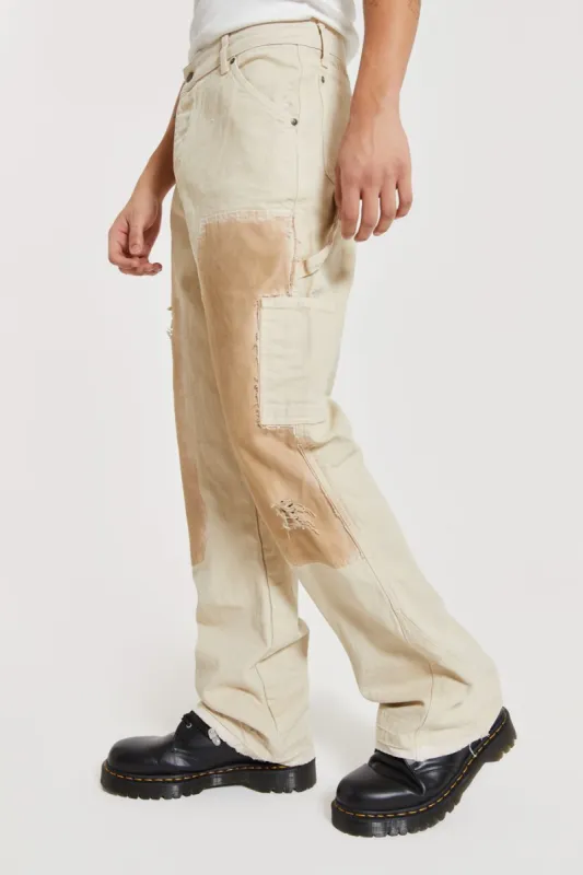 Stone Rodeo Flared Carpenters sold by Jaded London