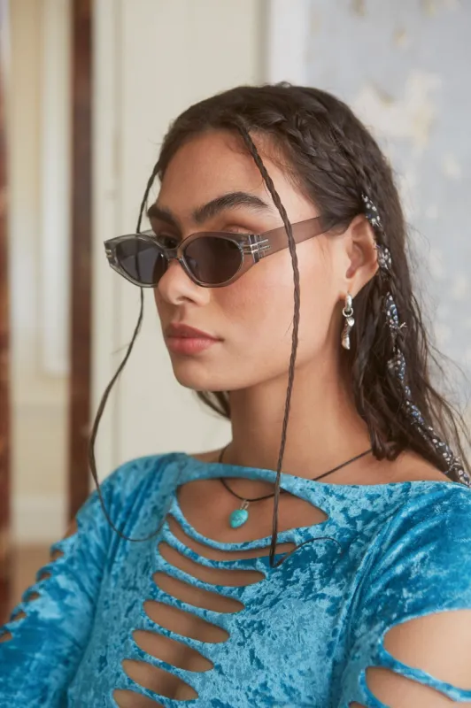 Azure Tinted Glasses sold by Jaded London