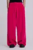 Hot Pink Velour Baggy Monster Joggers sold by Jaded London