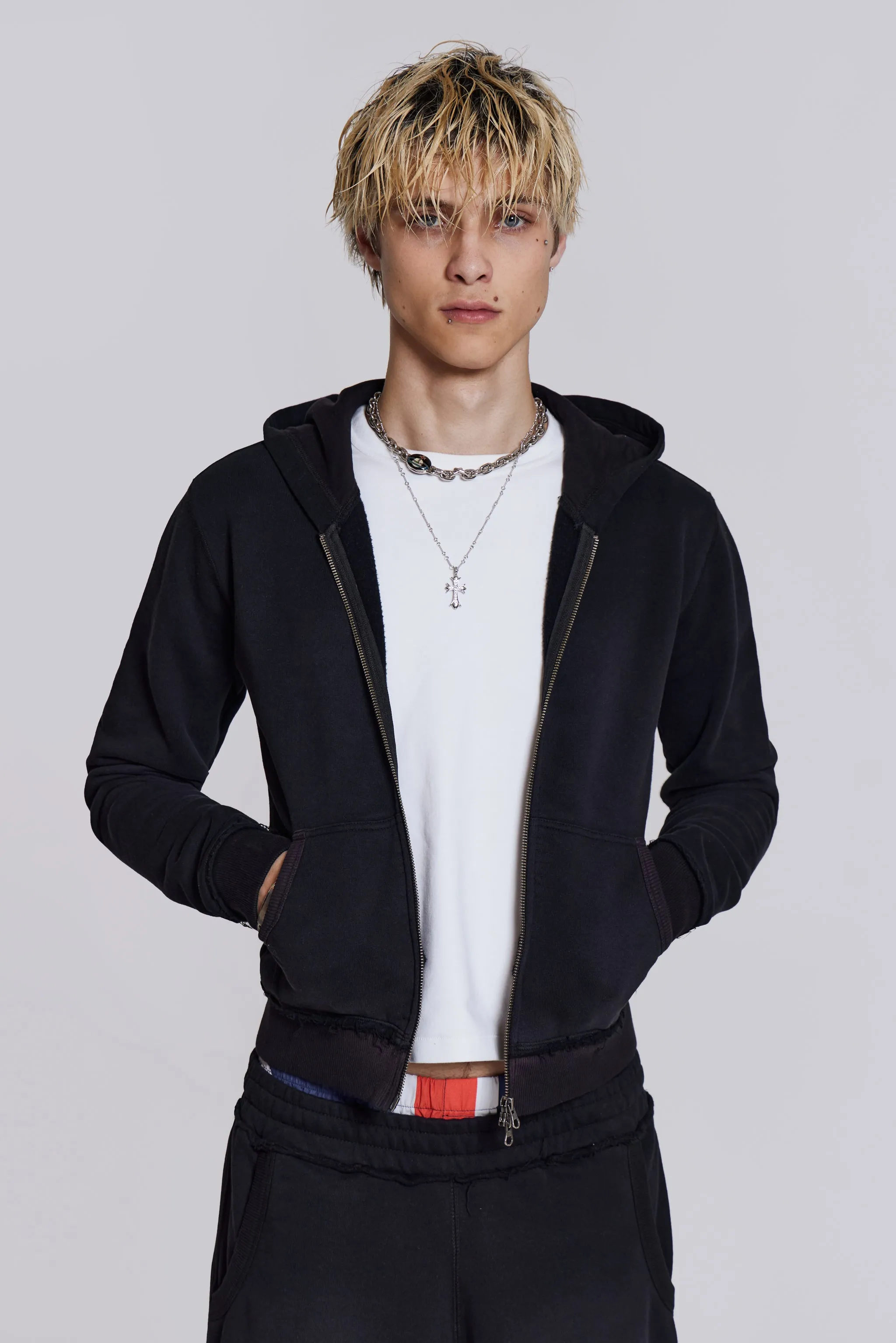 Black Mini Monster Hoodie sold by Jaded London product image thumbnail 4