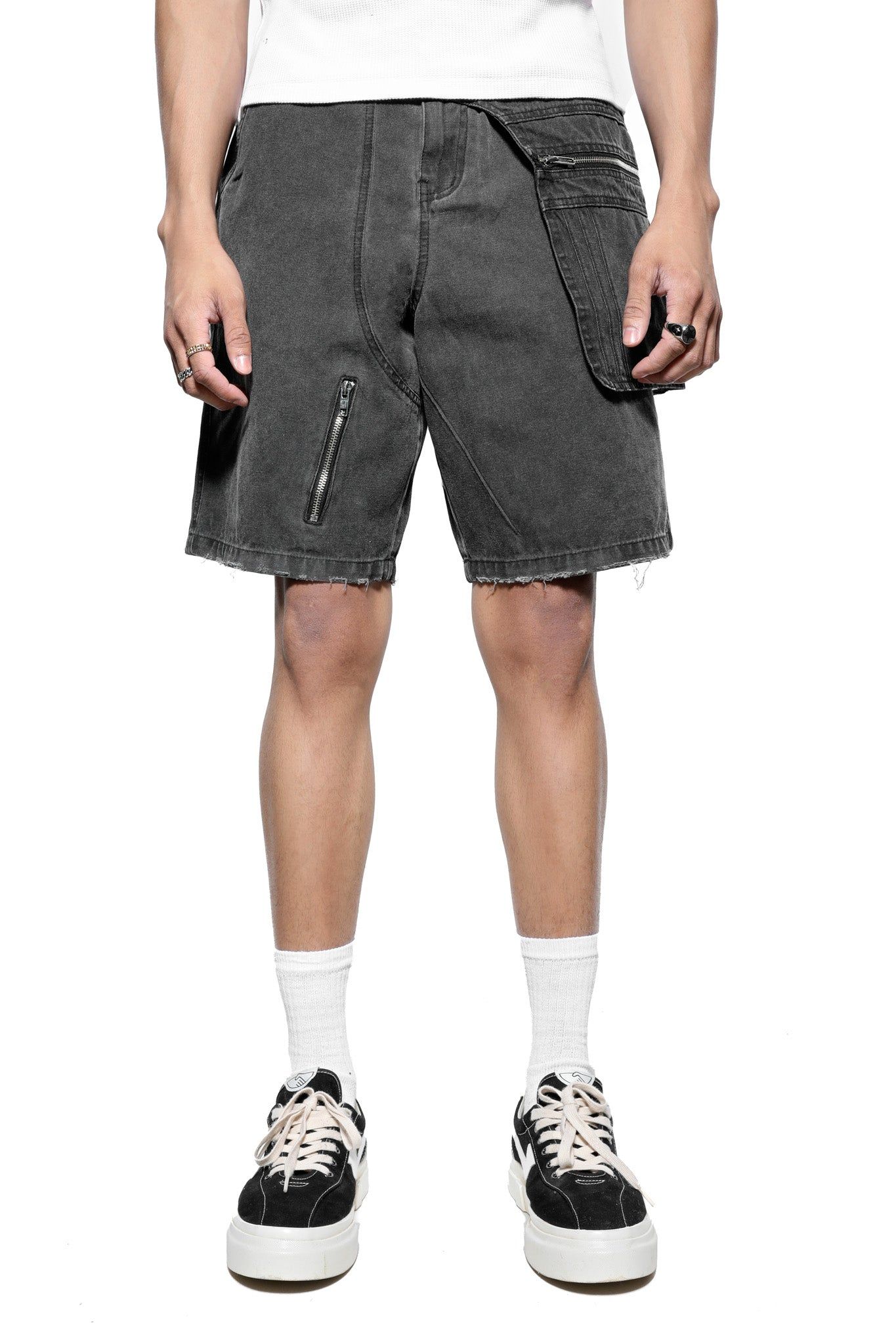 Holster Washed Shorts sold by Jaded London