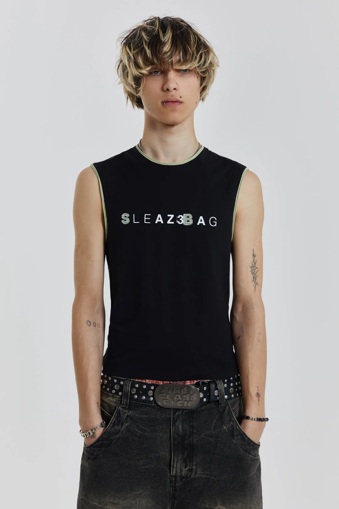 Sleazebag Tank Top sold by Jaded London