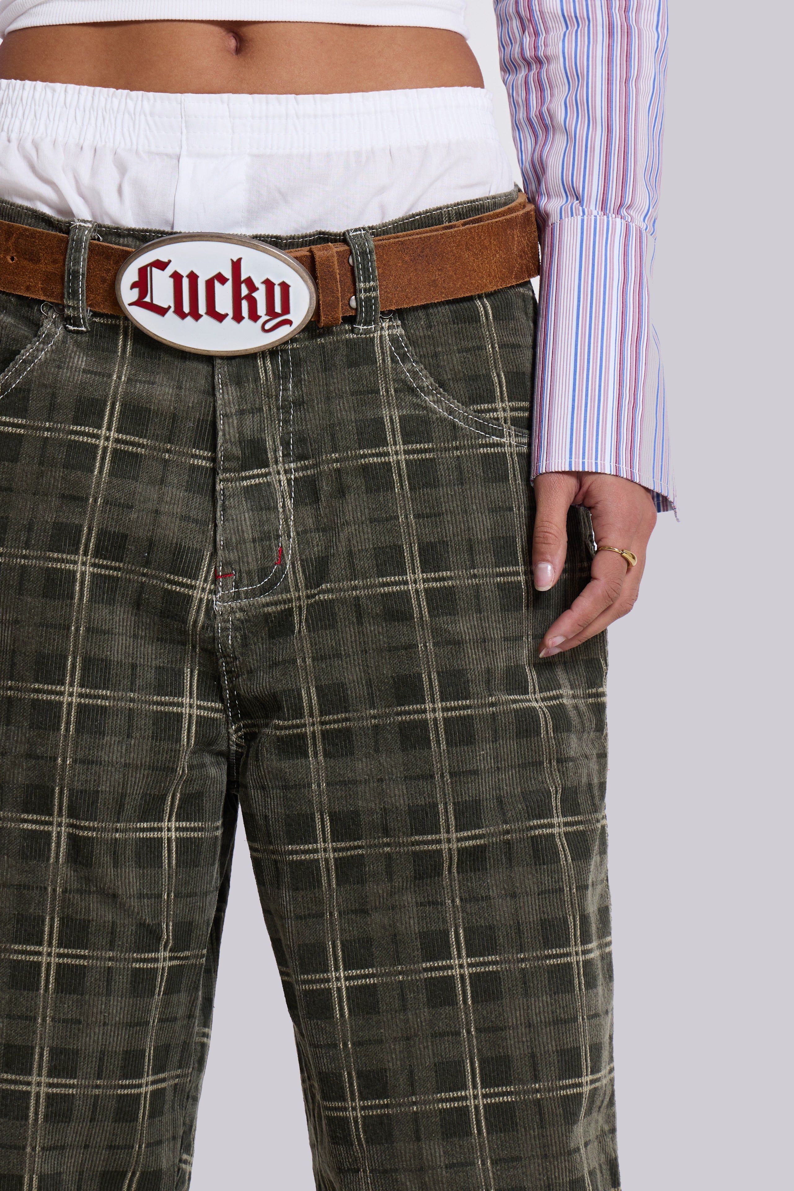 Brooklyn Cord Jumbo Jorts sold by Jaded London product image thumbnail 4