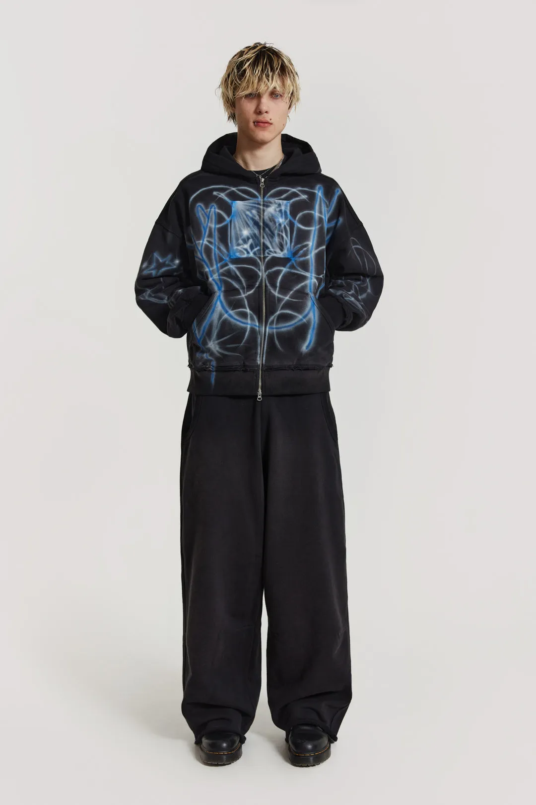 Light Across The Water Zip Up Hoodie sold by Jaded London product image thumbnail 4