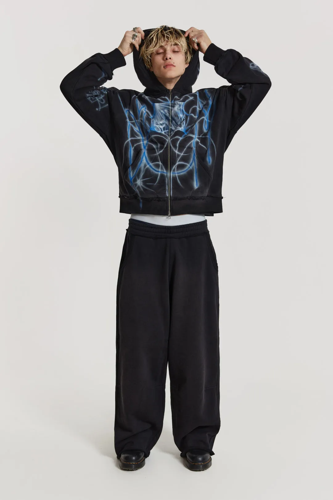 Light Across The Water Zip Up Hoodie sold by Jaded London product image thumbnail 2