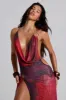 Sedona Red Maxi Dress sold by Jaded London
