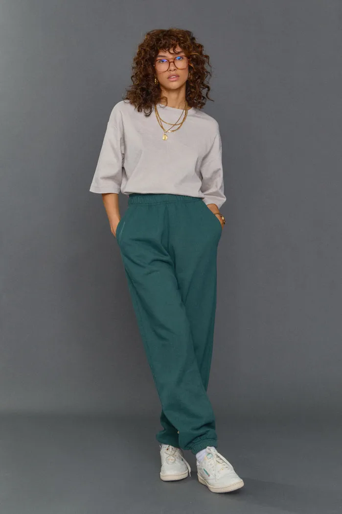 NTRLS Dark Green Cuffed Joggers sold by Jaded London