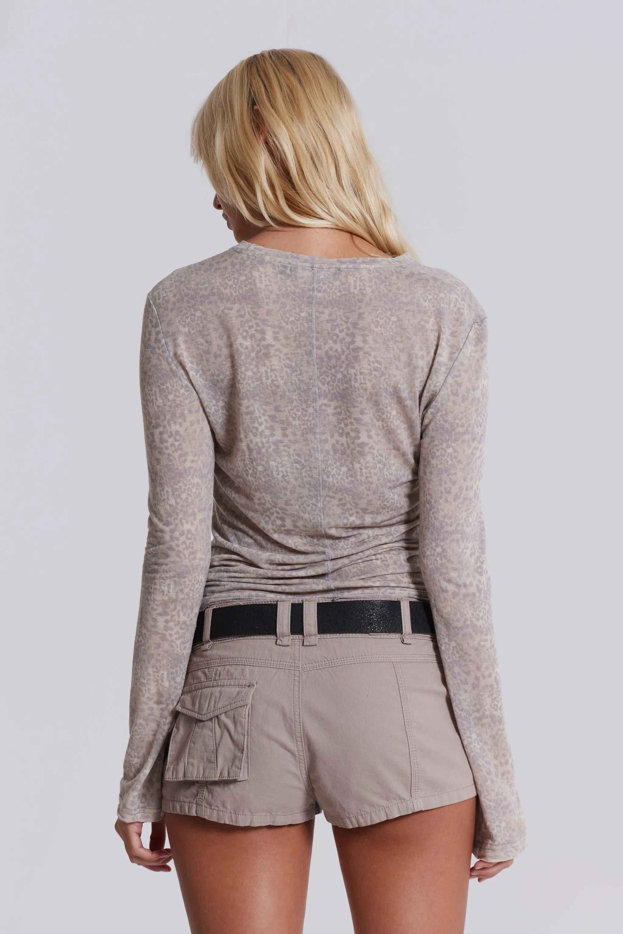 Leopard Mist Long Sleeve Top sold by Jaded London product image thumbnail 3