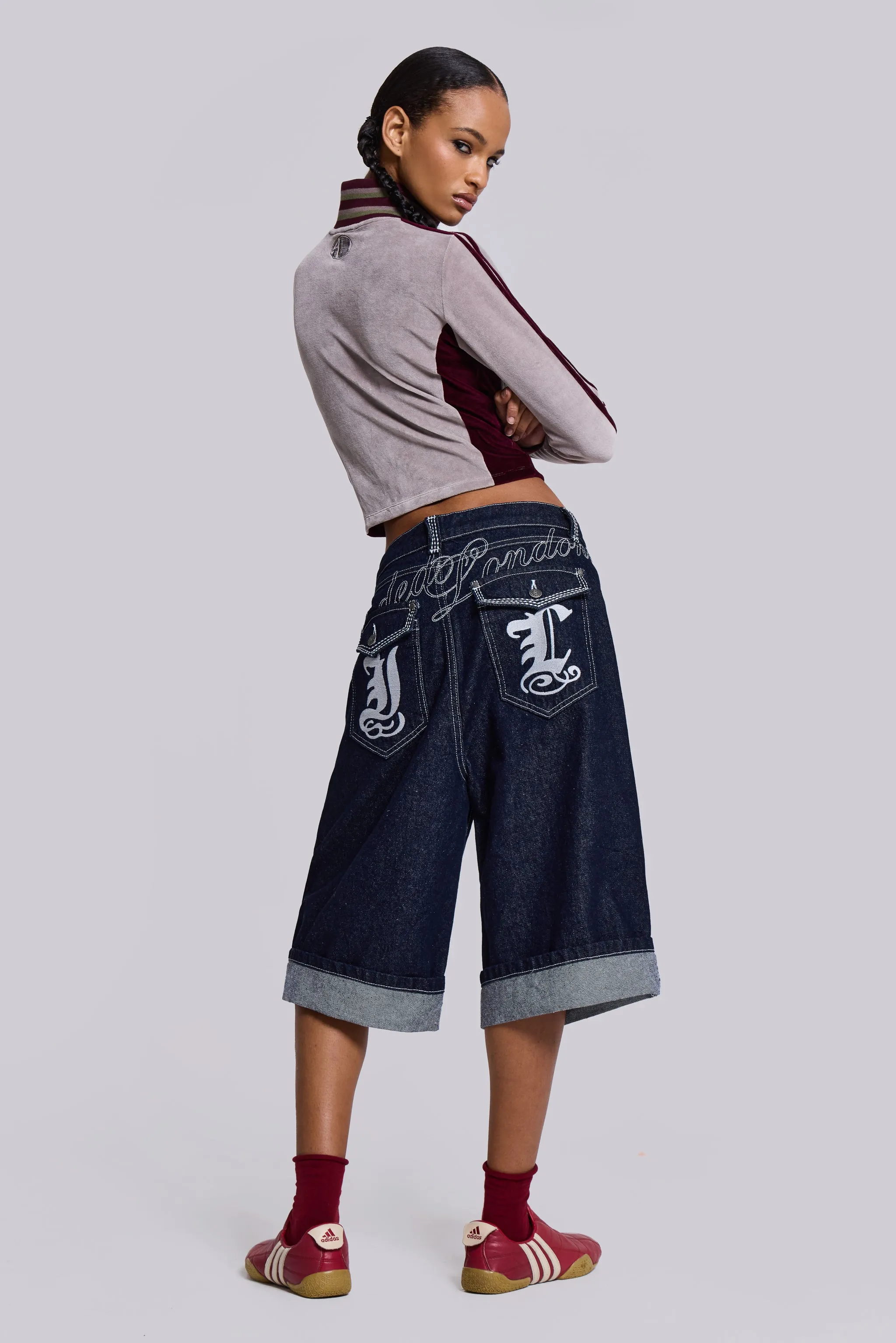 Sonic J-L Indigo Jorts | Parallel