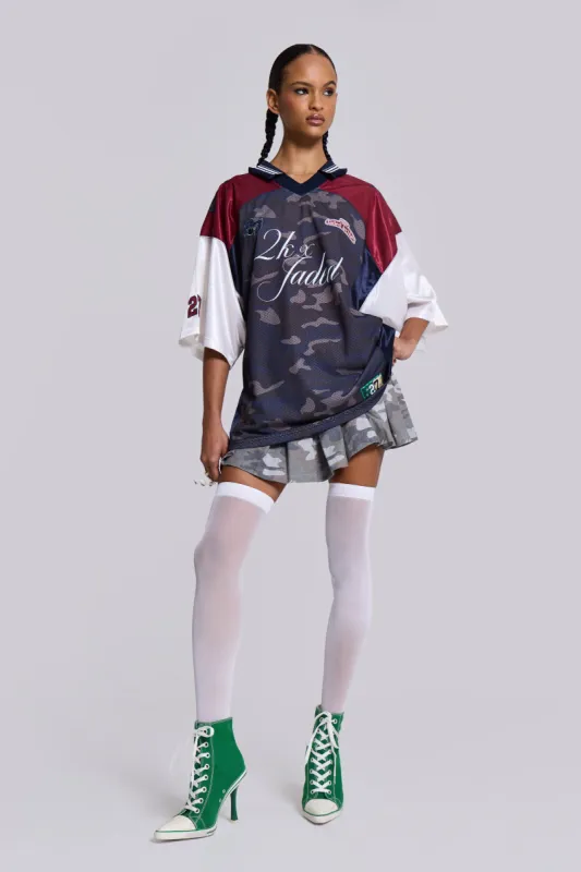 Jaded Archive Diamante Football Shirt | Parallel