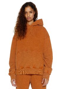 NTRLS Rust Orange Oversized Hoodie sold by Jaded London