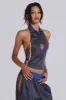 Pitchside Football Halter Polo Top sold by Jaded London
